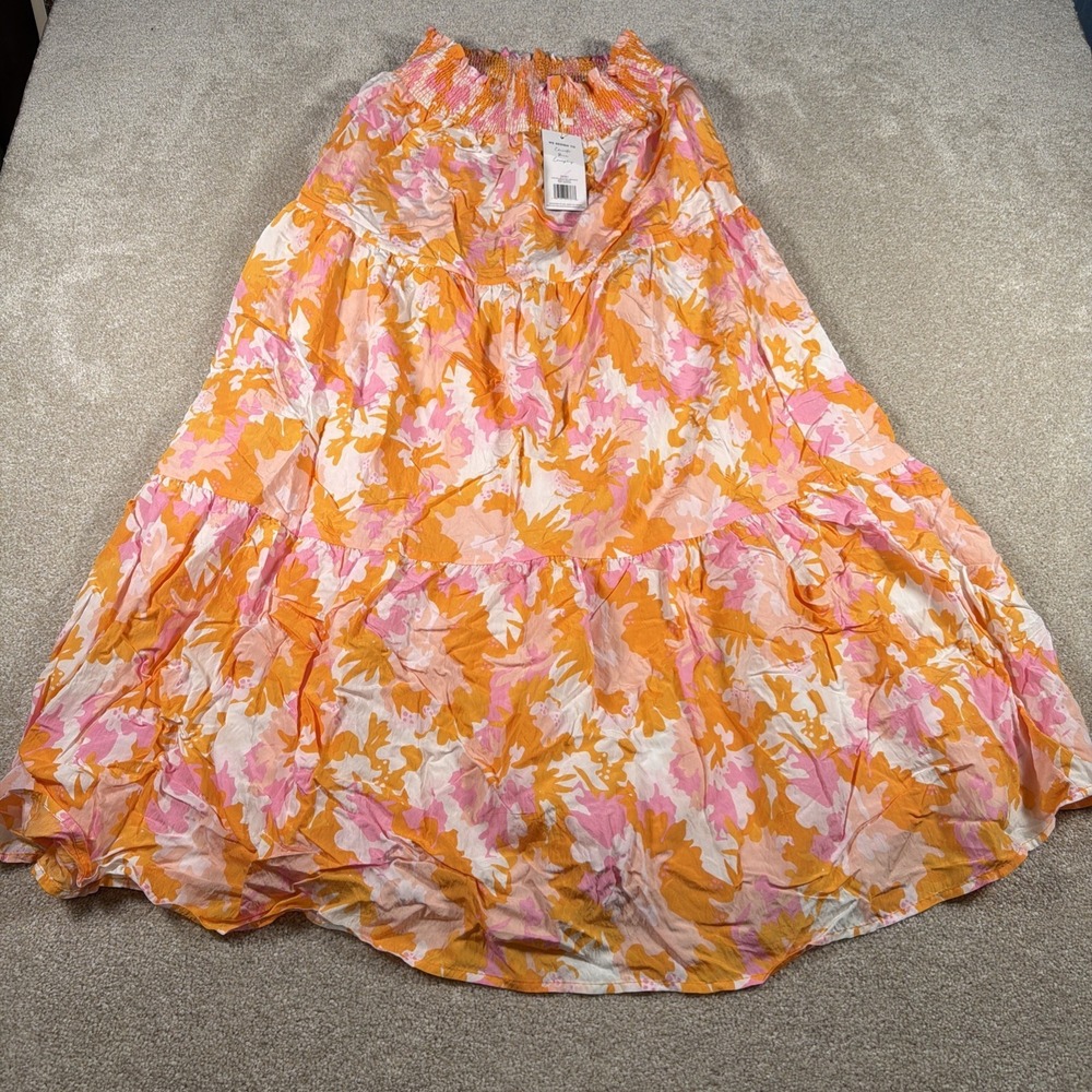 Michelle McDowell Womens‎ Spring Bloom Sadie Skirt Medium Floral Rayon Blend NEW